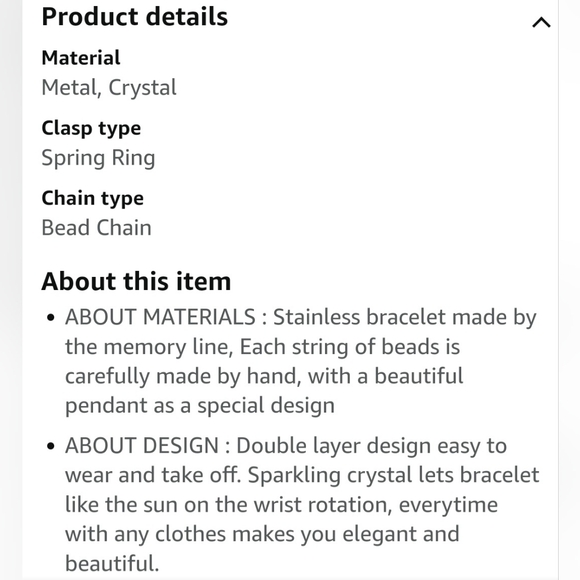 NWOT Heart Wrap Bracelet - Picture 3 of 9